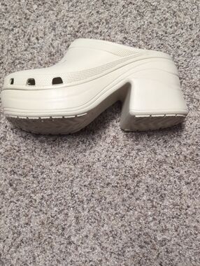 Crocs Slip On White Siren Platforms